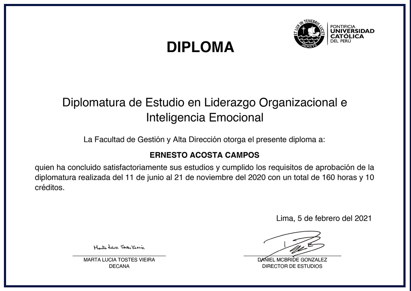 Diploma liderazgo e inteligencia emocional